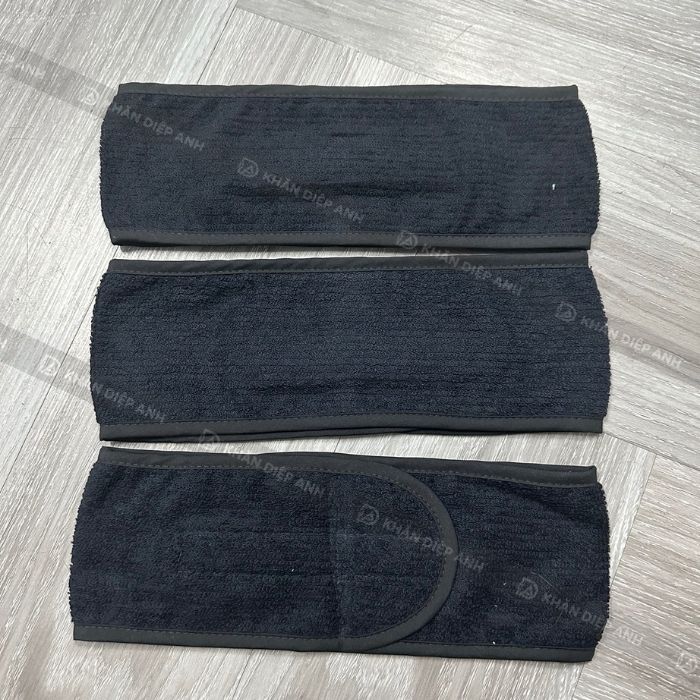 Băng đô quấn tóc màu đen tuyền