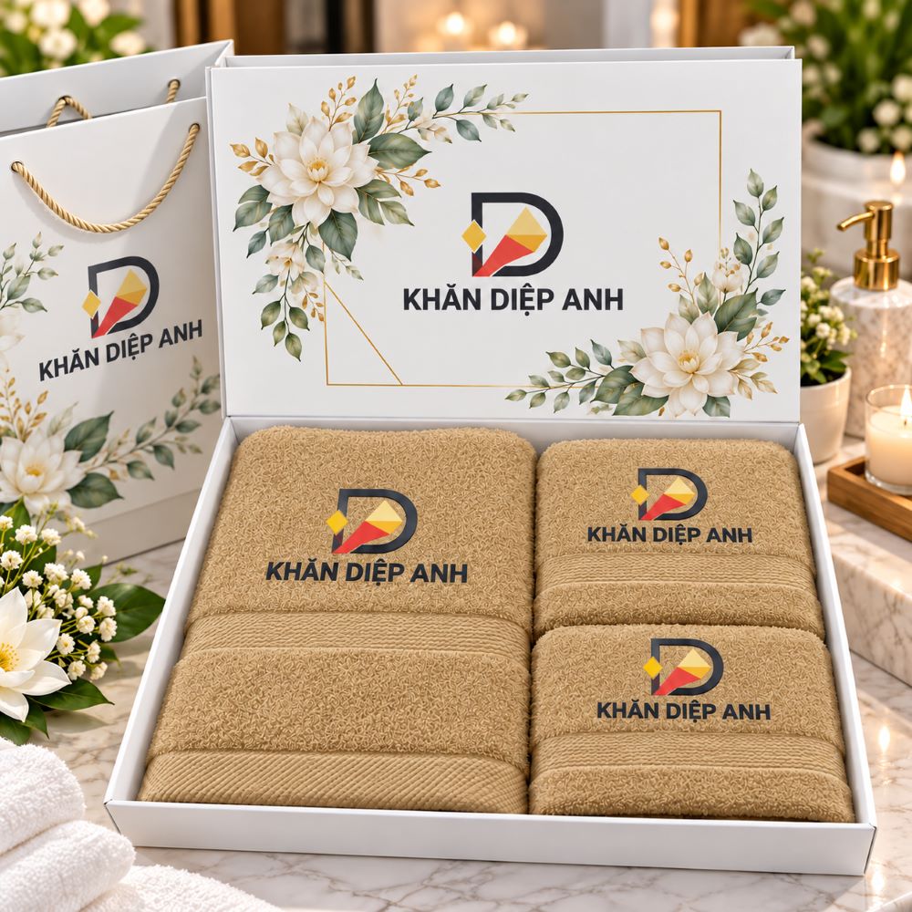 Hộp khăn quà tăng cao cấp