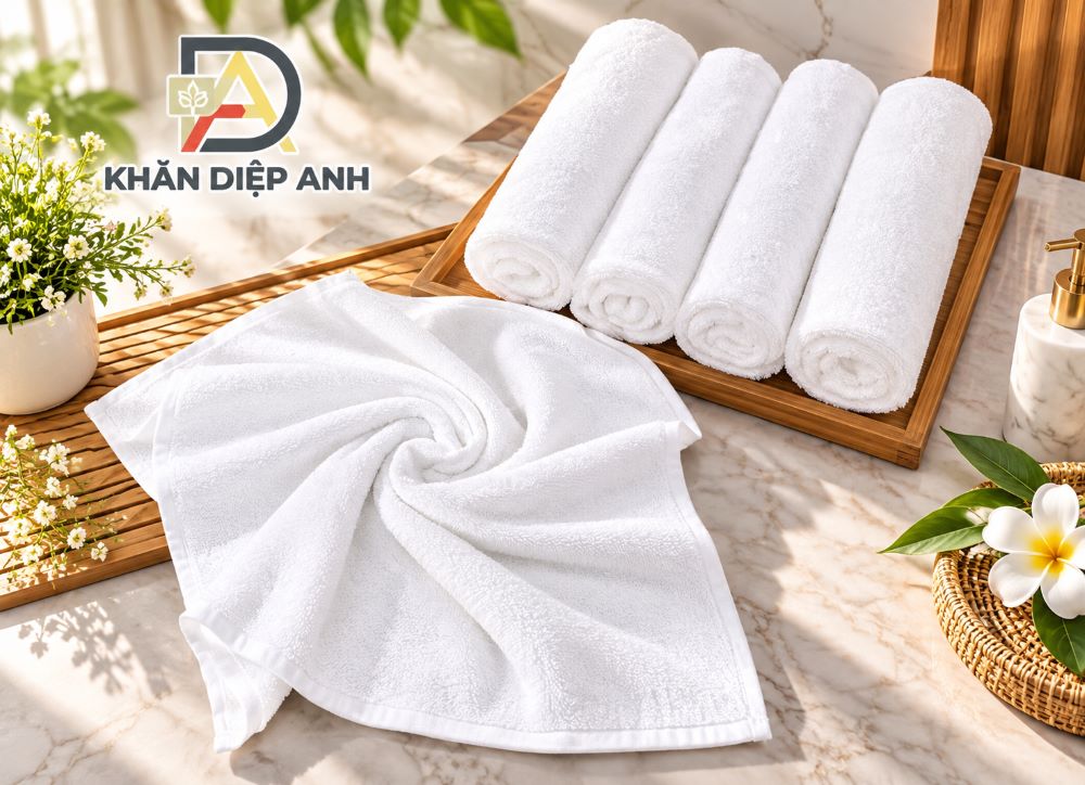 Khăn mặt khách sạn 34x34 cm - 60 gram